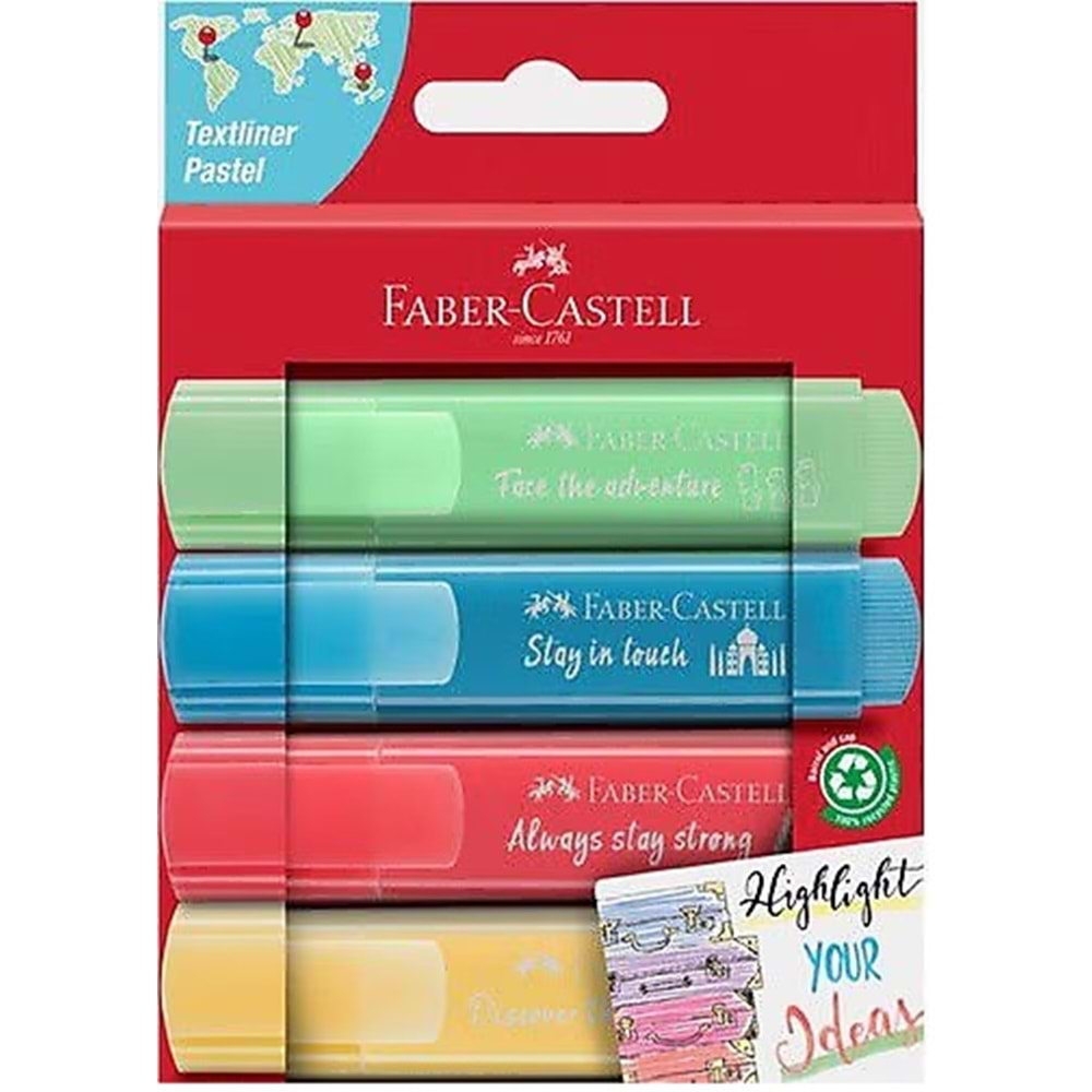 48 FABER FOSFORLU KALEM PASTEL R 4 LÜ SET *5