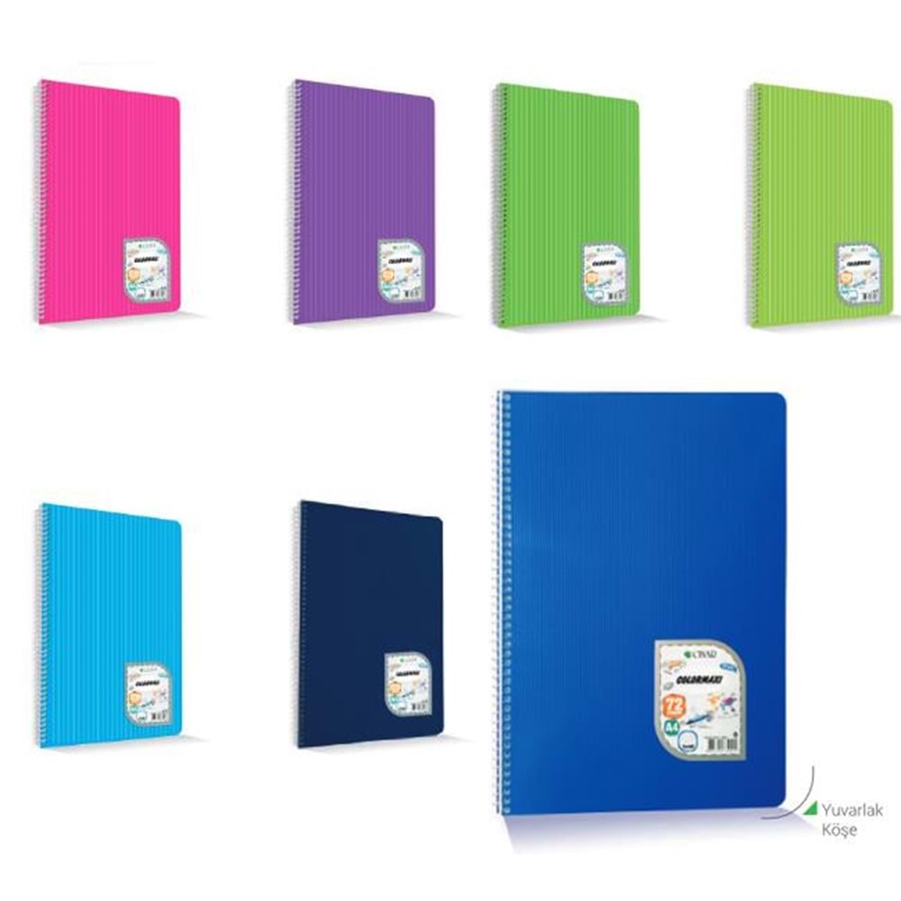 ÇINAR 73501 A5 SPR PP KPK DEFTER ÇİZGİLİ 72 YP*96