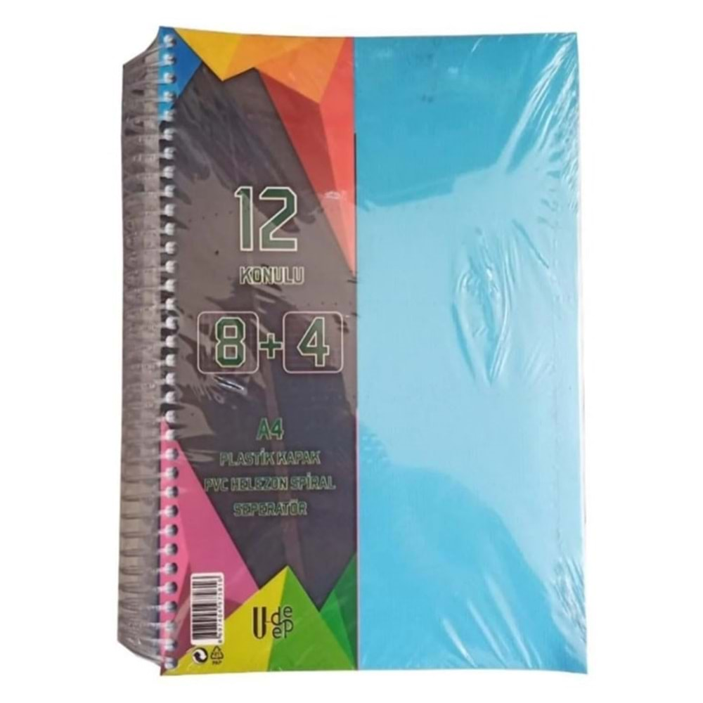 8+4 A-4 SPR PP KPK AYRAÇLI DEFTER 300 YP*22