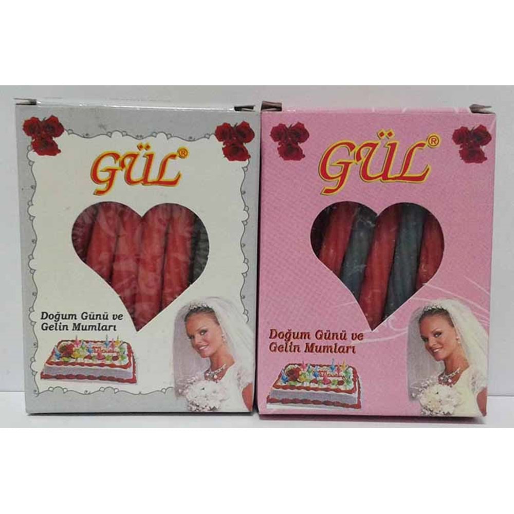 ASLANBAŞ / ÇINAR GELİN MUMU KUTULU*24