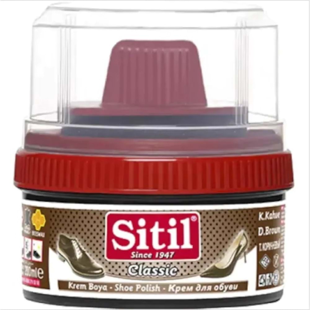 SİTİL AYAKKABI BOYASI 175 ML K.KAHVE*12