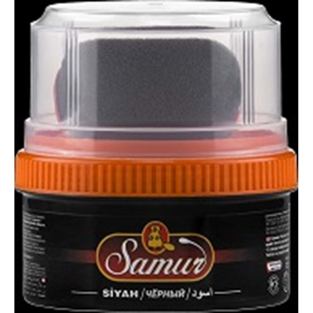 SAMUR AYAKKABI BOYASI 200 GR SİYAH