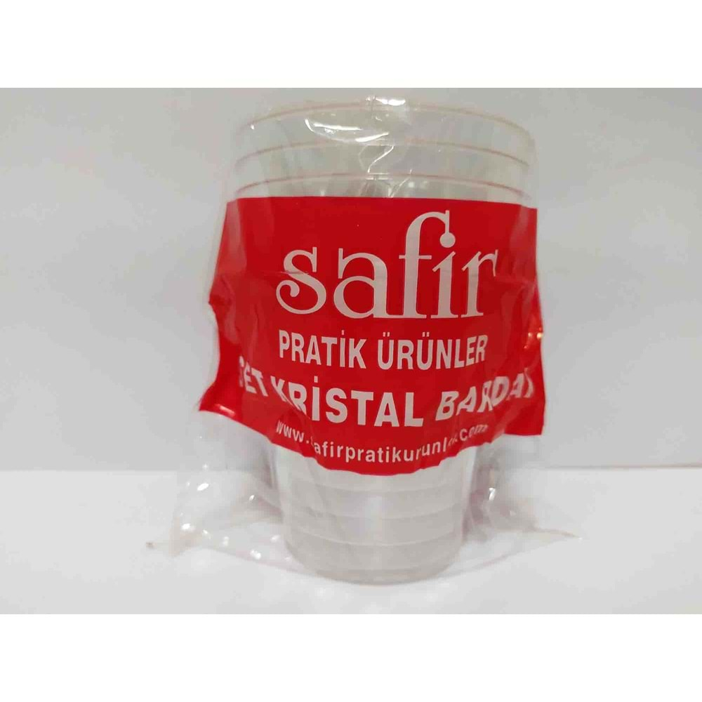 0090 SAFİR SET KRİSTAL BARDAK*90