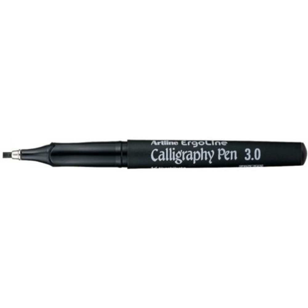 ERG243 ARTLİNE ERGOLİNE CALLİGRAPHY PEN KALEM 3.0 SİYAH*12