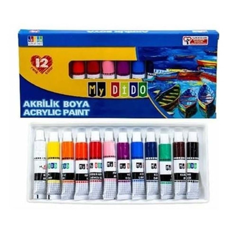 MYDİDO MY14 AKRİLİK BOYA TÜP 12 X 9 ML