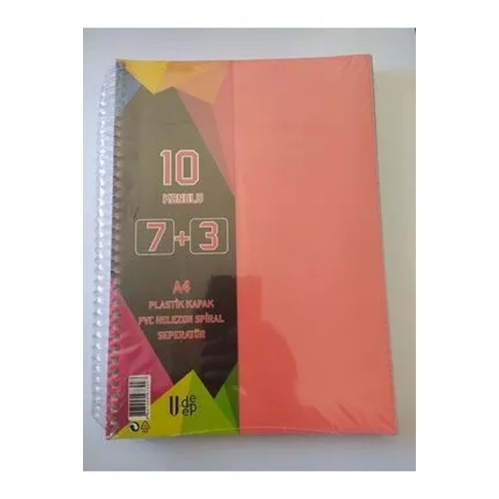 7+3 A-4 SPR PP KPK AYRAÇLI DEFTER 250 YP*30