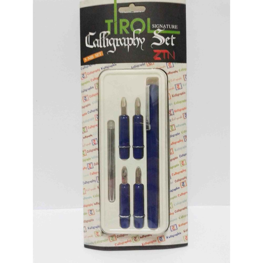 TİROL CALLİGRAPHY KESİK UÇ KALEM SETİ 5 LI