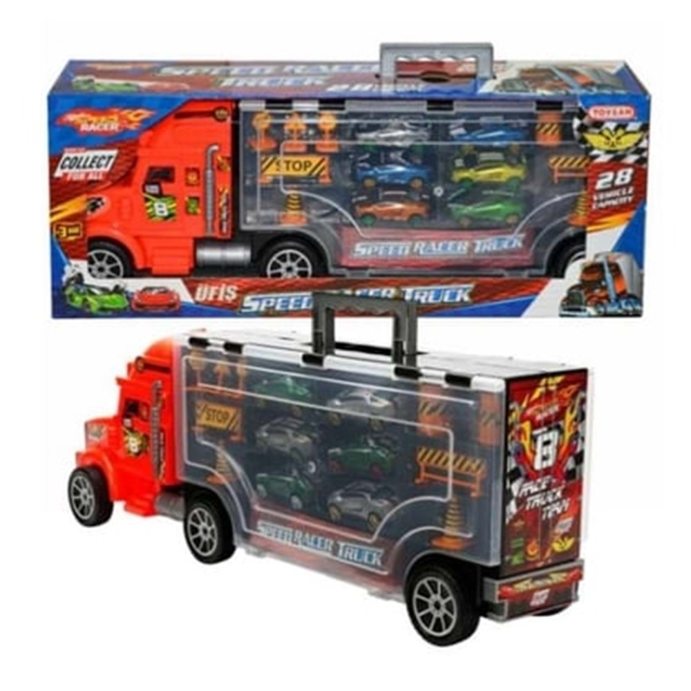 SPR-11 TOYSAN TIR SETİ SUPER CAR RACER 6 ARABALI *12