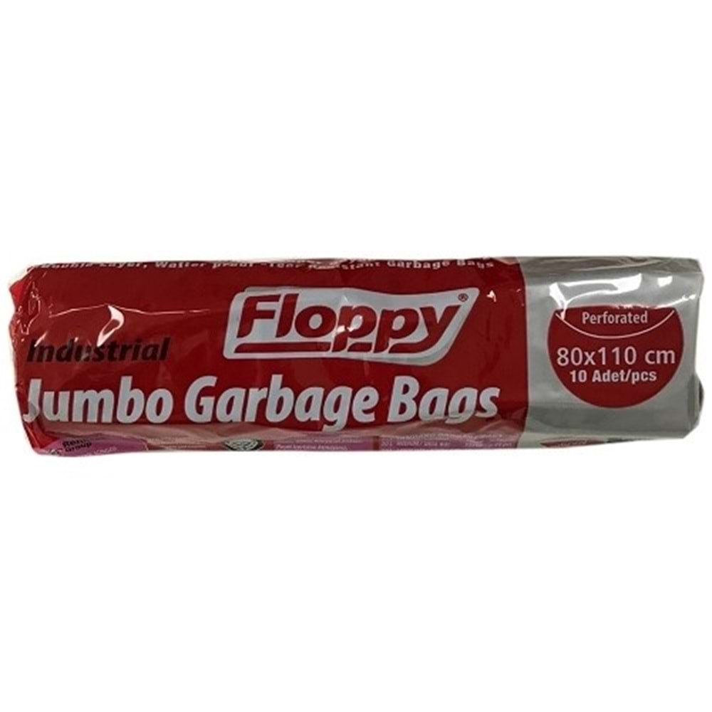 1410 FLOPPY ÇÖP TORBASI ENDÜST.JUMBO 400 GR 80X110*20