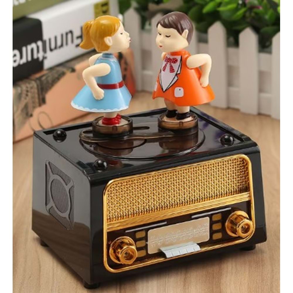 YL2032 NOSTALJİK RADYO GÖRÜNÜMLÜ MÜZİK KUTUSU*48