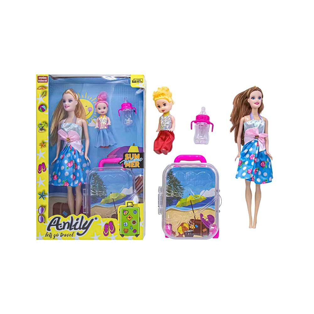 02295 ANLİLY BAVULLU BEBEK KUTULU*48