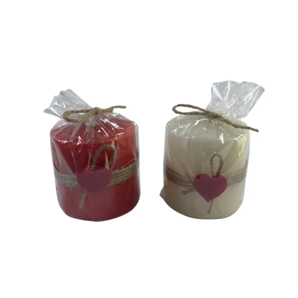 X433 NUR MUM KISA SİLİNDİR MUM KARMA*70