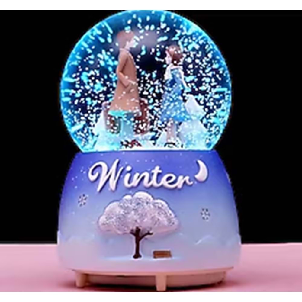 201B LALE CAM KÜRE MÜZİKLİ KURMALI*24