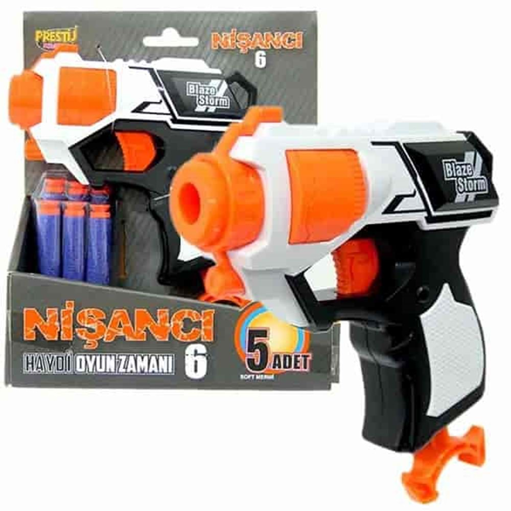 5959 NİŞANCI-6 NERF TABANCA*60