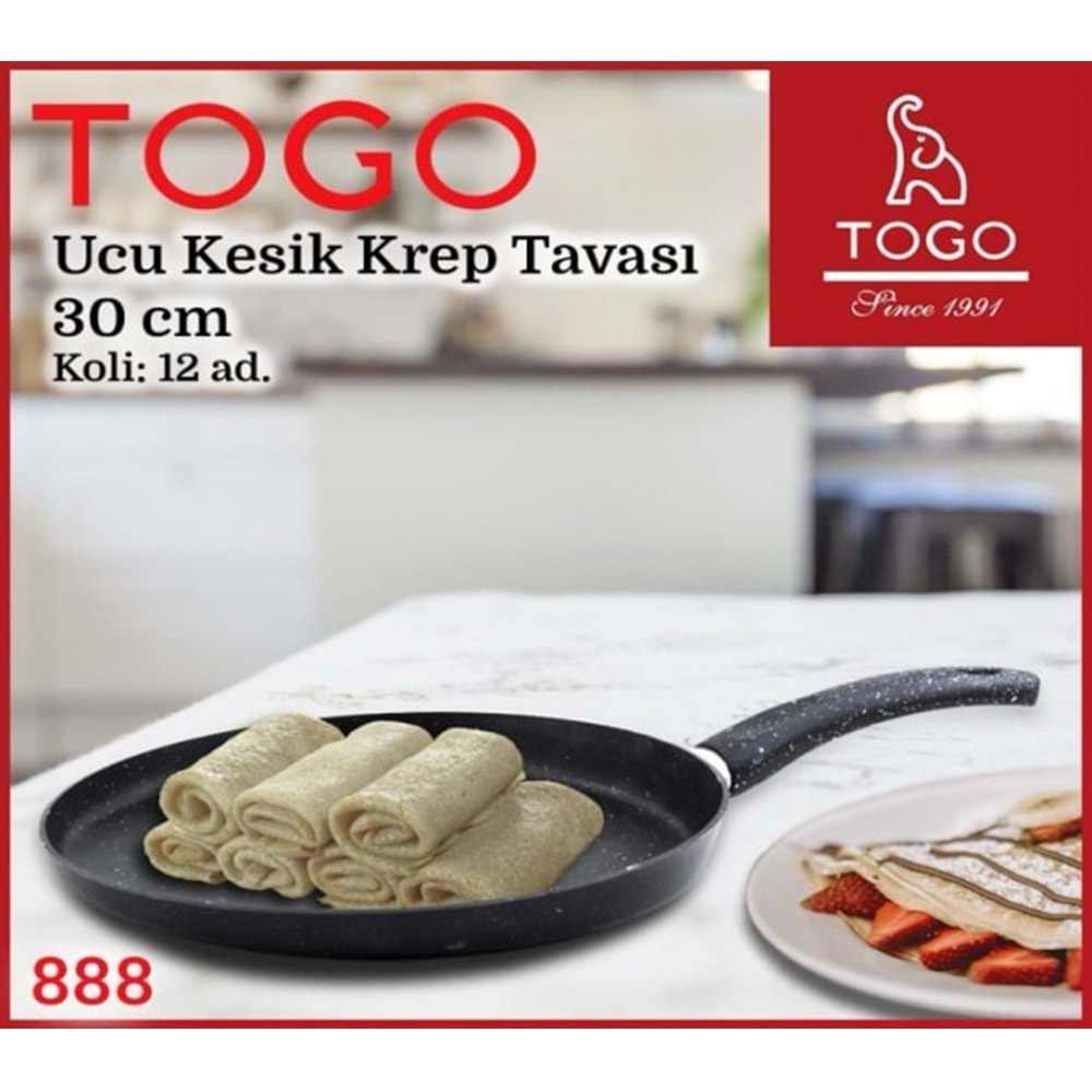 888 TOGO KREP TAVA GRANİT 30 CM*16