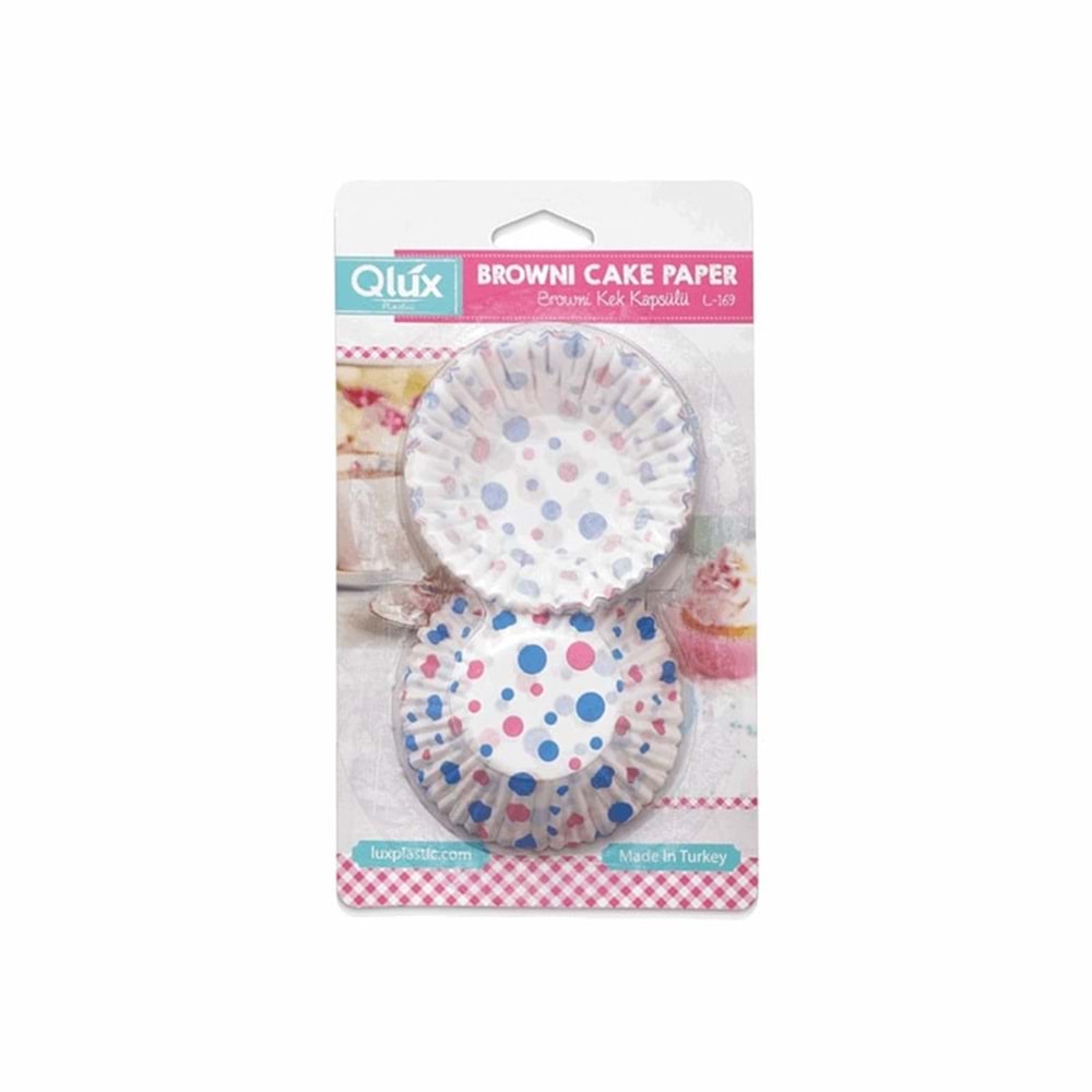 L00169 QLÜX BROWNİ KEK KAPSÜLÜ(60-80)*50