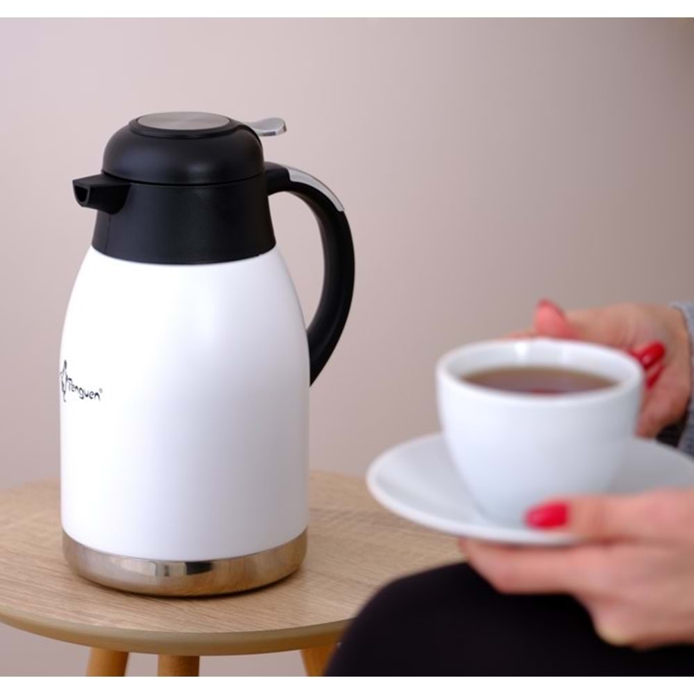 1093 PENGUEN ÇİFT KATLI ÇELİK TERMOS 2LT*12