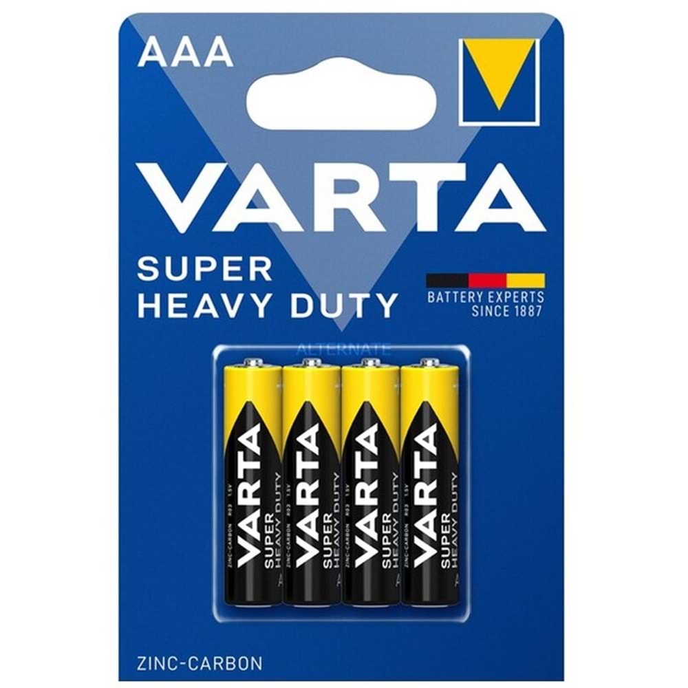 2003 VARTA İNCE PİL 4 LÜ VAKUM*12