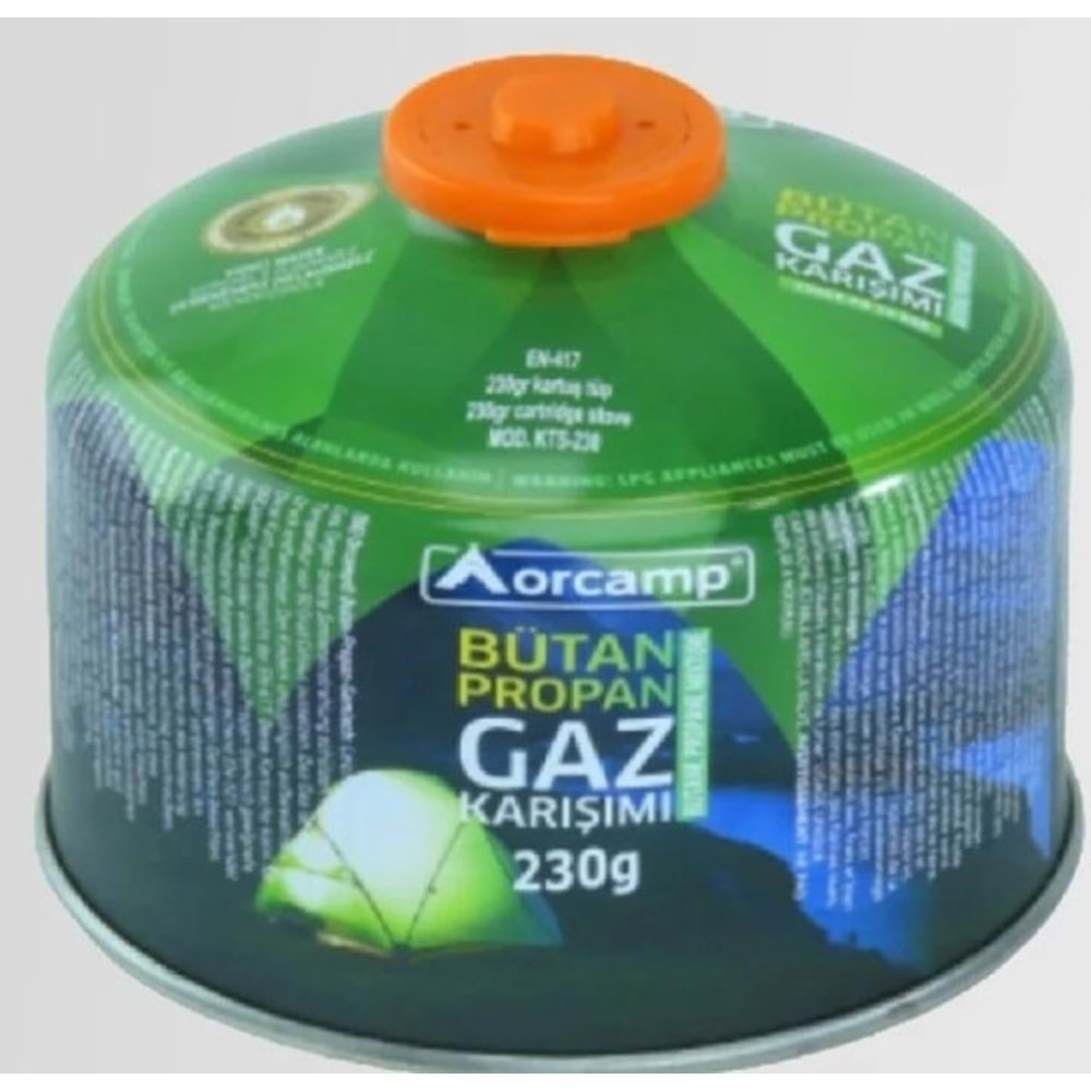 KTS230 ORCAMP KARTUŞ TÜP GAZ 230 GR*24