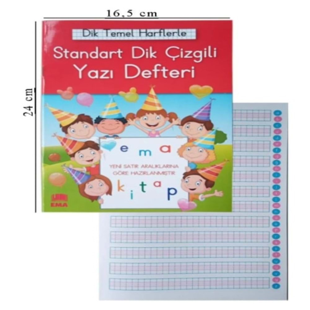 A-5 K.KPK DİK STANDART 24 YP GÜZEL YAZI DEFTER*24