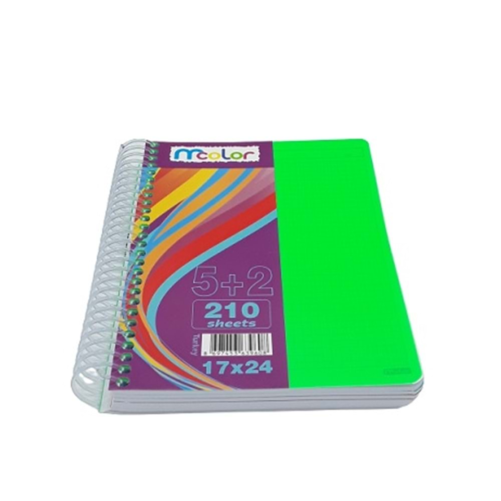 5+2 17X24 A-5 SPR PP KPK AYRAÇLI DEFTER 210 YP