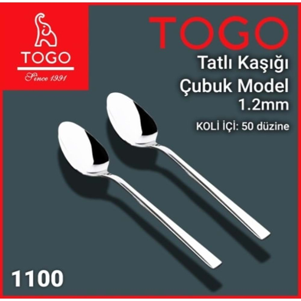 1100 TOGO TATLI KAŞIĞI 6 LI *250