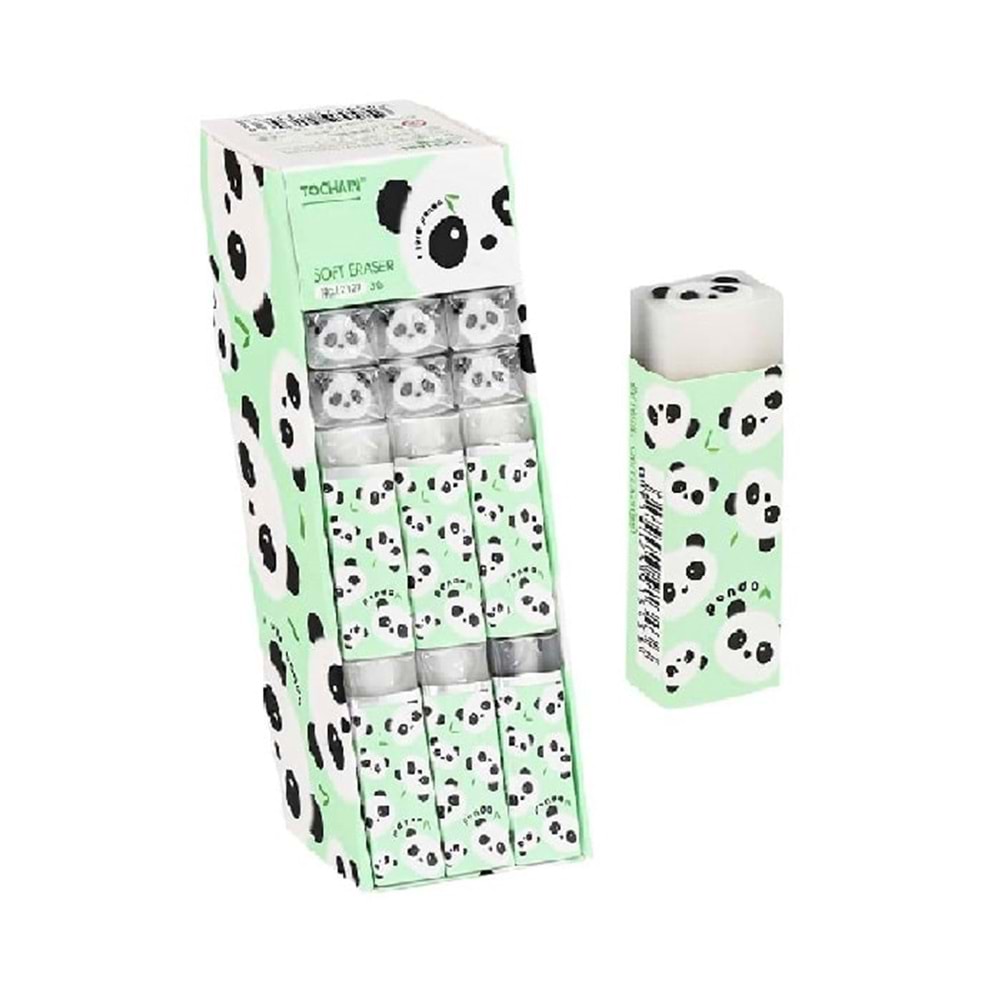 MİKRO E2127 PANDA ERASER PVC SİLGİ*24