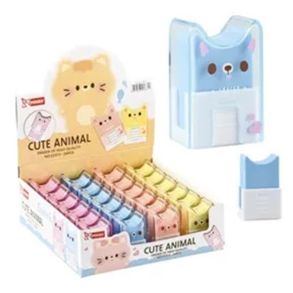 MİKRO E2372 CUTE ANİMAL SİLGİ*24