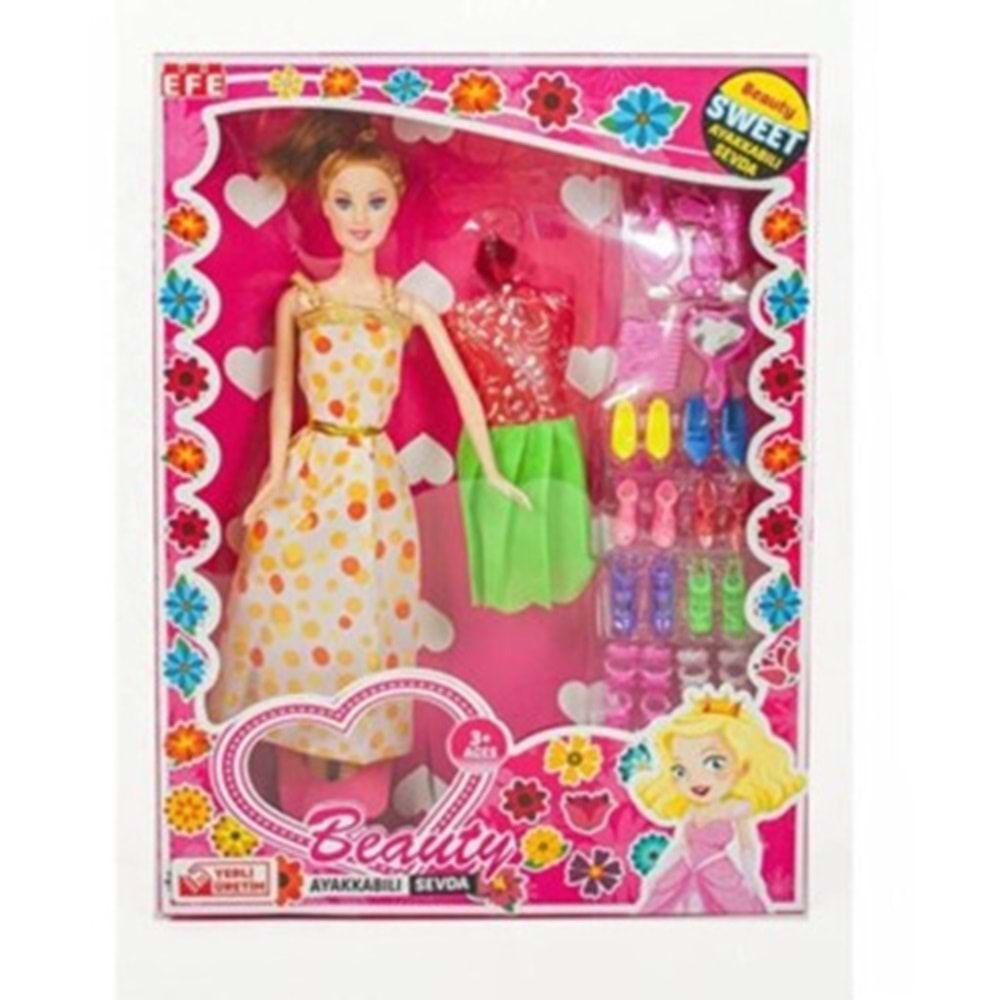 EFE OYUNCAK 214 SEVDA YENİ AYAKKABILI BEBEK*77