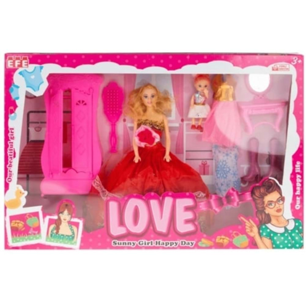 EFE OYUNCAK 242 GARDIROPLU LOVE BEBEK*24