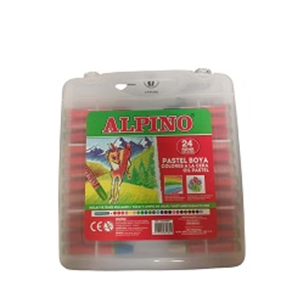 ALPINO DC008297 RENKLİ 24 LÜ PASTEL BOYA*36