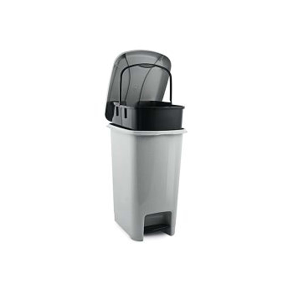 ÜÇSAN M1053 SLİM PEDALLI ÇÖP KOVA 12,5 LT*4