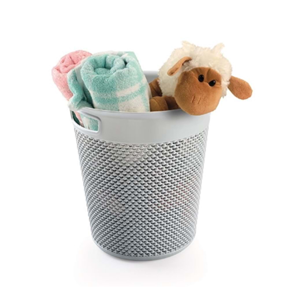 ÜÇSAN M1085 DAMLA DESEN ÇOK AMAÇLI SEPET YUVARLAK*12