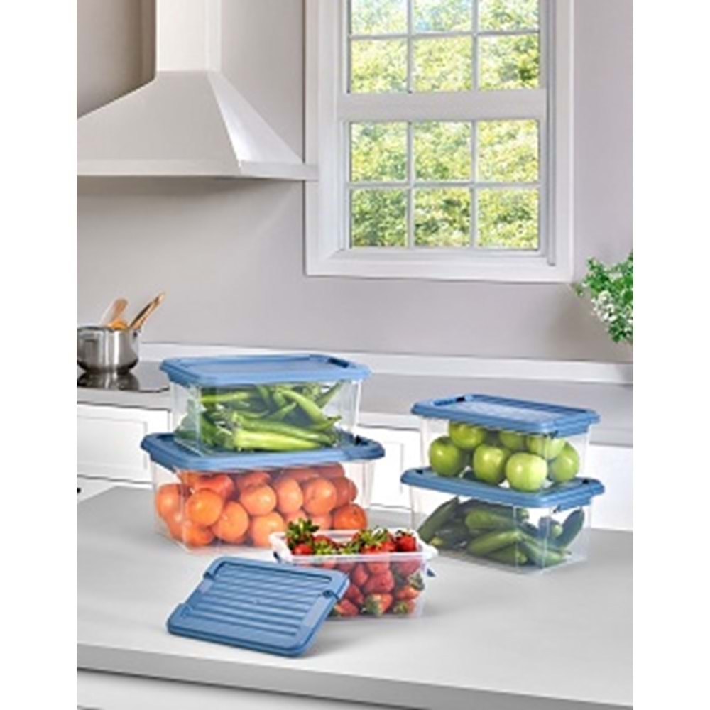 MOİ OCE1014 7.5 LT DİKDÖRTGEN SAKLAMA KABI*36