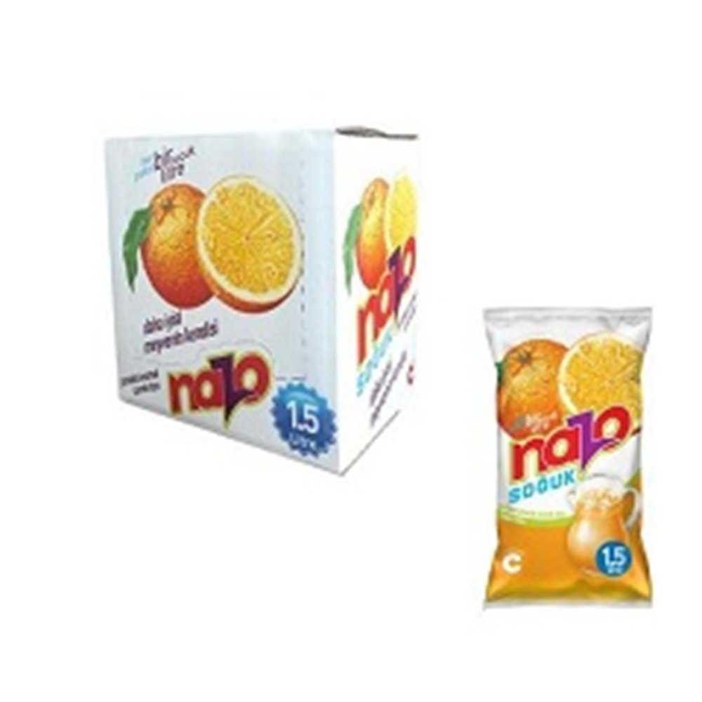 NAZO TOZ İÇECEK 9 GR PORTAKAL*24
