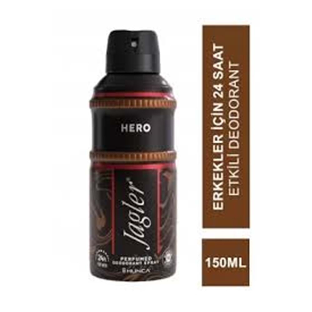 JAGLER DEO BAY HERO 150 ML*24