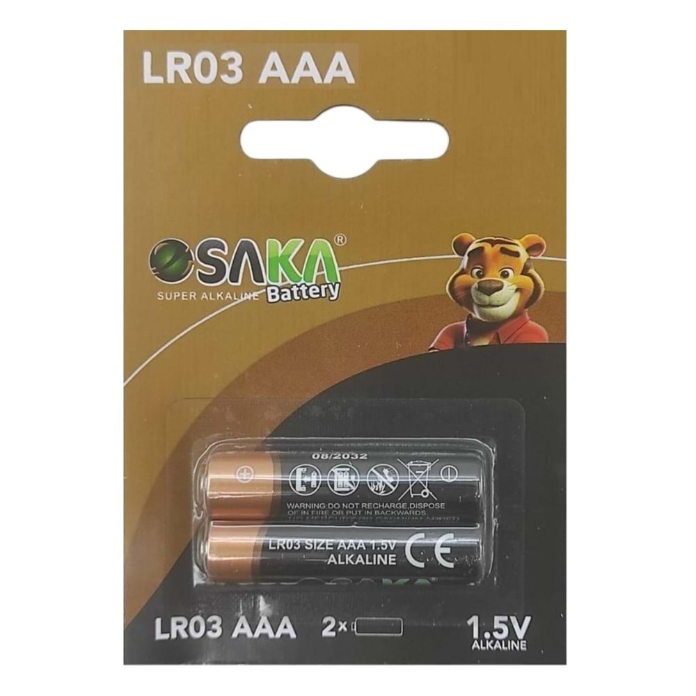 OSAKA PİL OPL07 KUMANDA LR03 AAA 2 Lİ