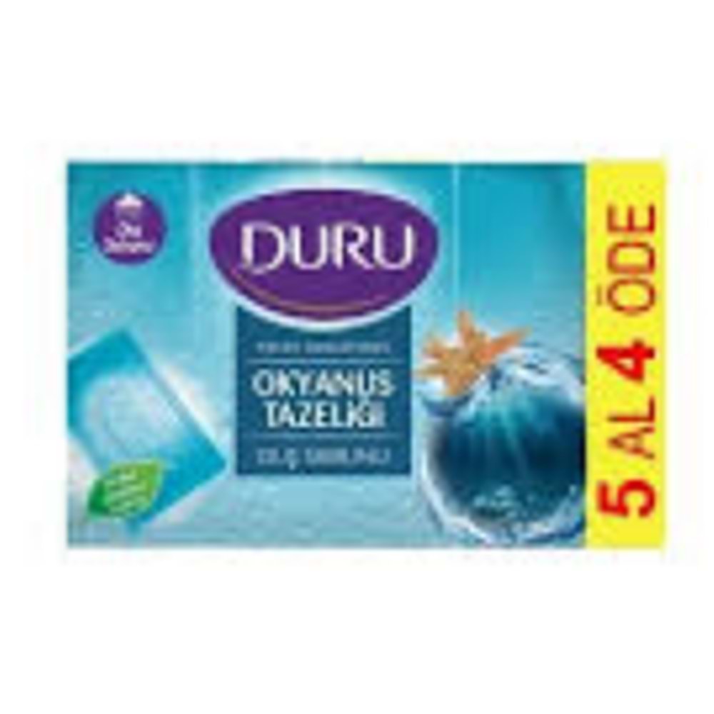 DURU FRESH SEN. OKYANUS FERAHLIĞI BANYO SABUN 5 Lİ 750 GR *18