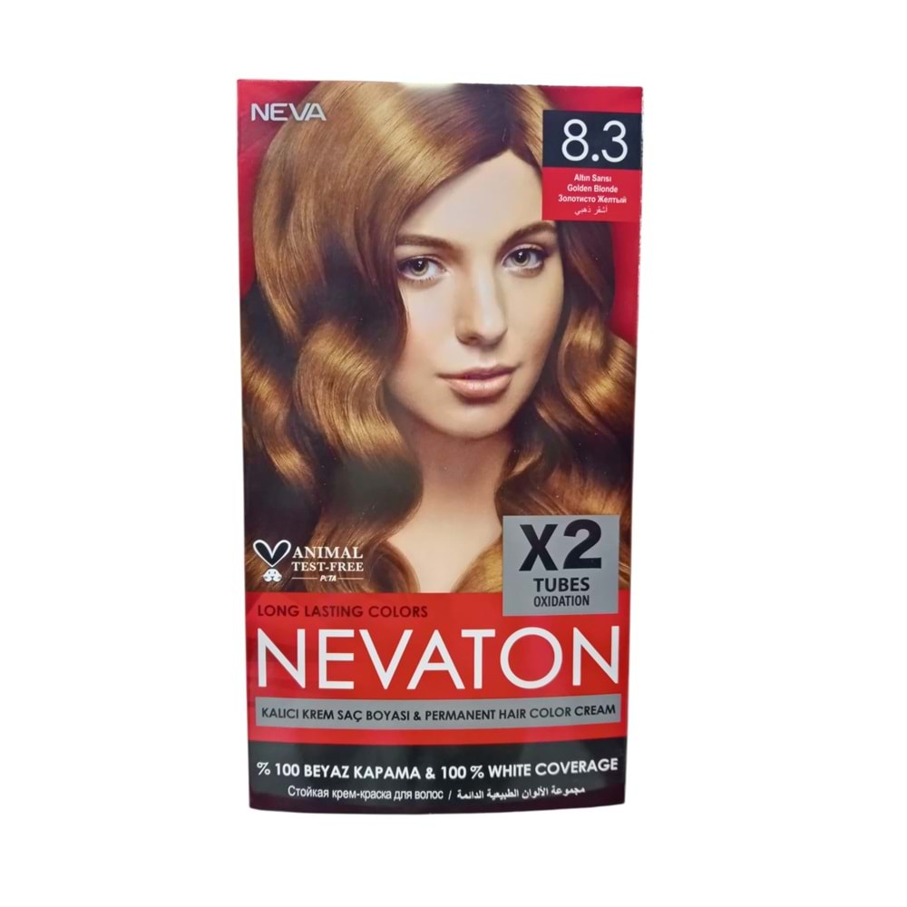 NEVATON SAÇ BOYASI SET 8.3 ALTIN SARISI