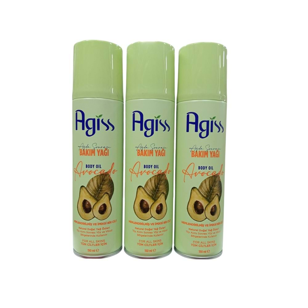 AGİSS AĞDA SONRASI BAKIM YAĞI 150 ML SPREY