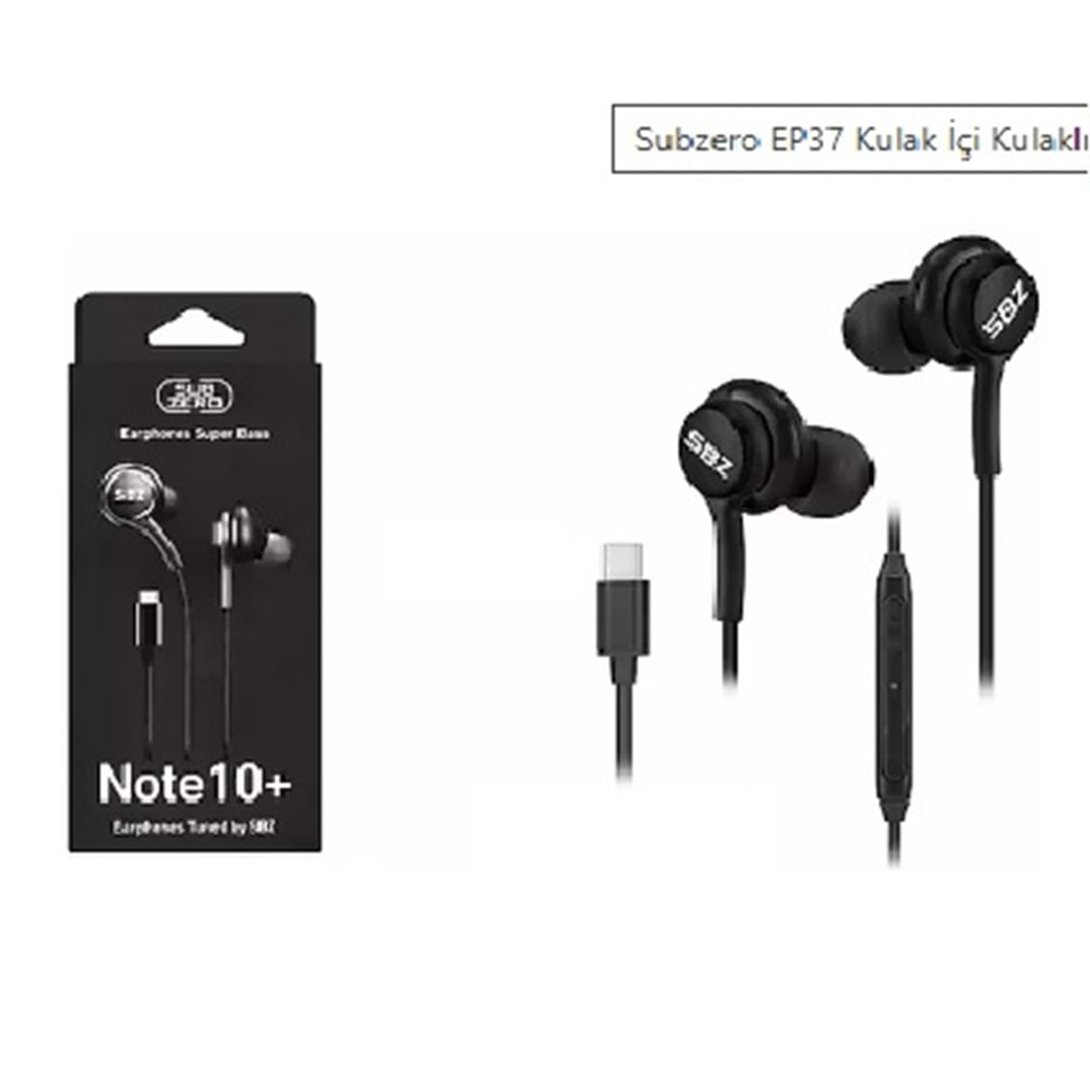 EP37 SUBZERO NOTE10 TYPE-C MİKROFONLU*20