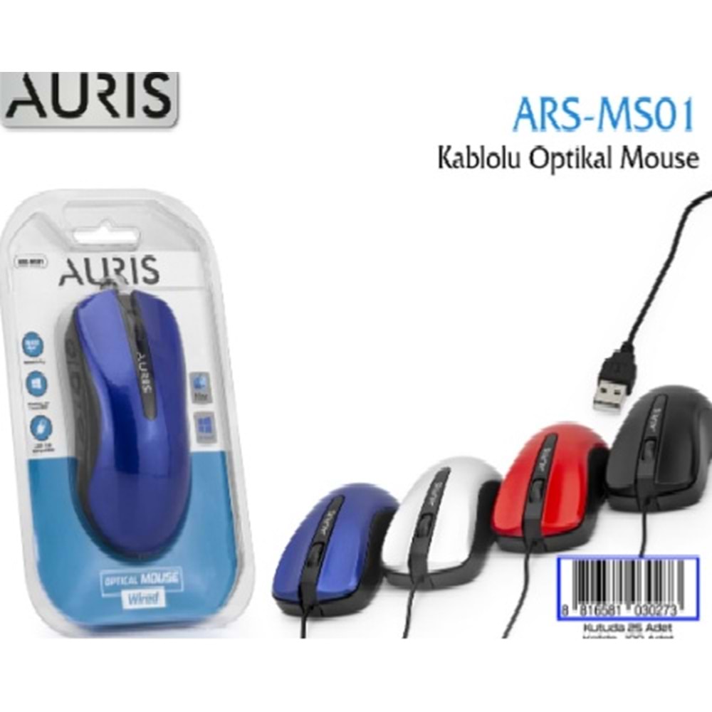 MS01 AURIS MOUSE KABLOLU
