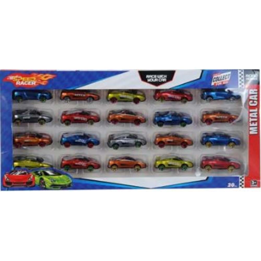 TOYSAN SPR22 RACER METAL ARABA 20 Lİ