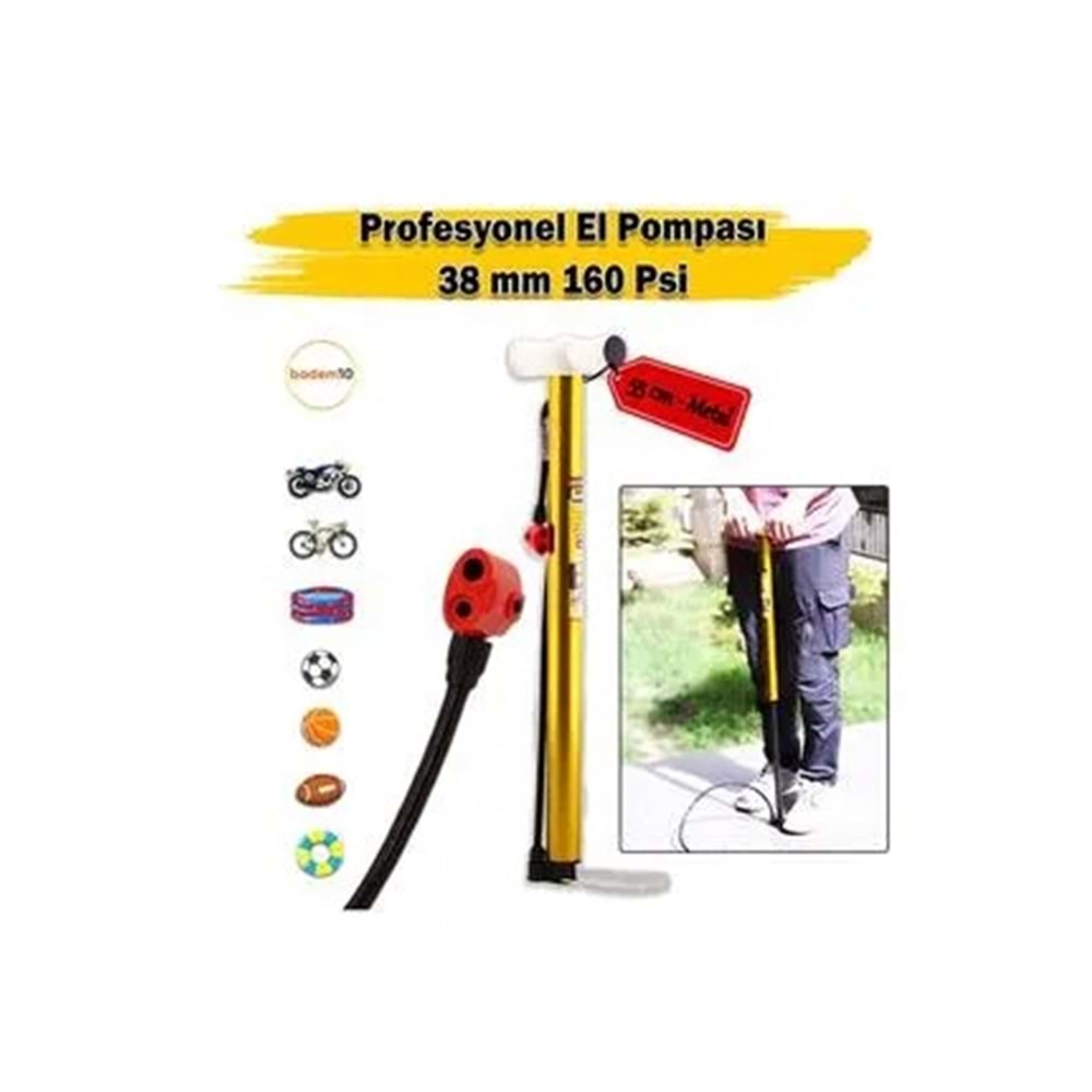 MID35-S METALİK AYAK POMPASI 55 CM *50
