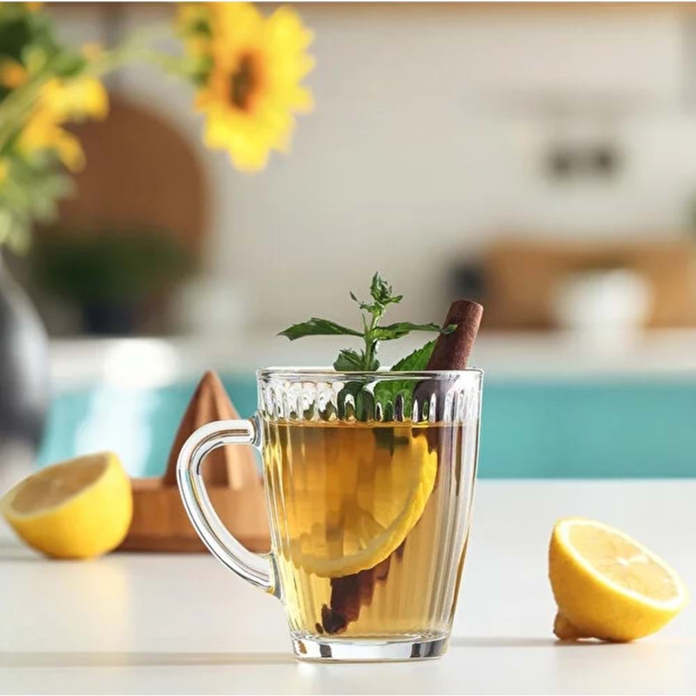 LAV HES256F KULPLU MEŞRUBAT BARDAK 6LI *8