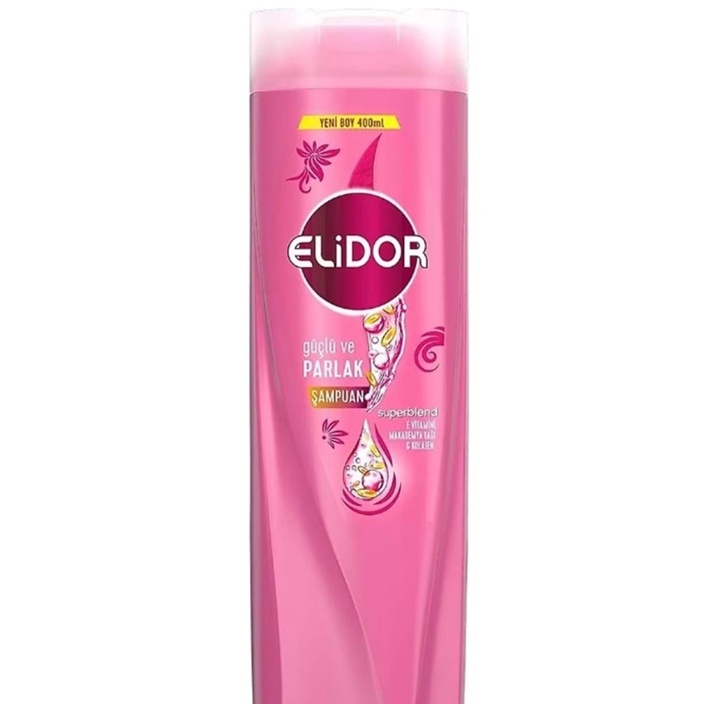 ELİDOR ŞAMPUAN GÜÇLÜ VE PARLAK 400 ML *6*18
