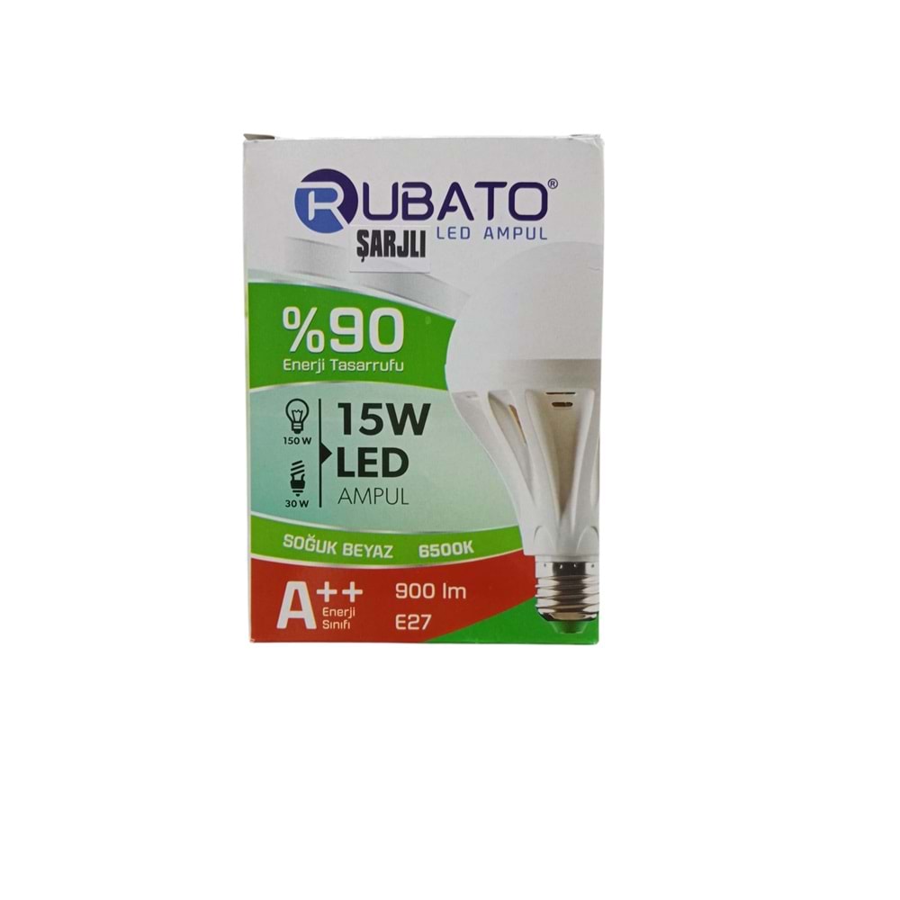 RUBATO SHN015 LED AMPUL ŞARJLI 15 W*100