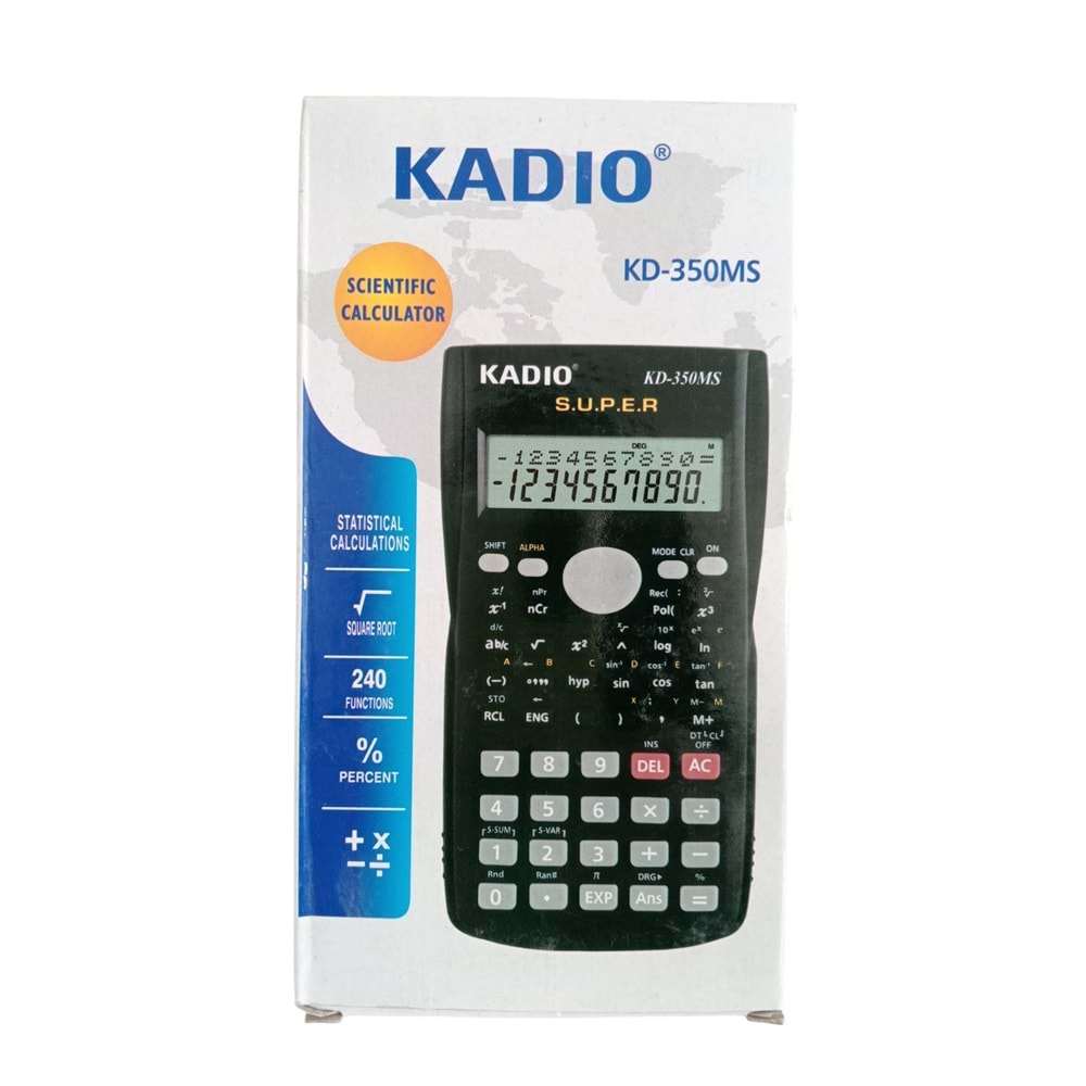 KADIO KD350MS FONKSİYONLU HESAP MAKİNASI