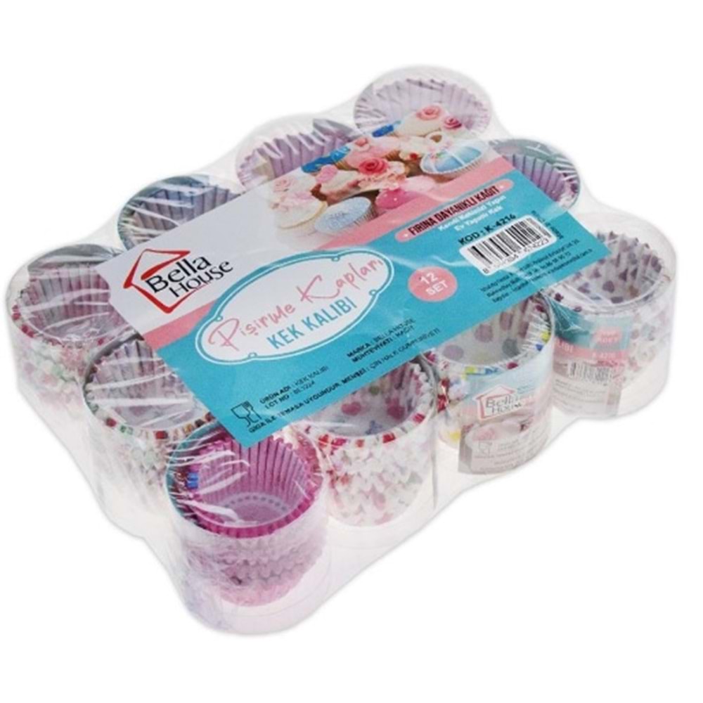 BELLA HOUSE K4216 KEK KALIBI KÜÇÜK 100LÜ 12*36