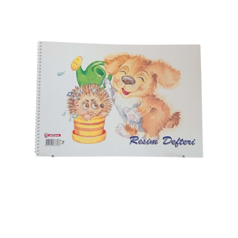 GÜRPAŞ 370 SPİRALLİ RESİM DEFTERİ 25X35 15 YP KARTON